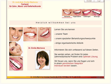 Tablet Screenshot of dr-marinova.com